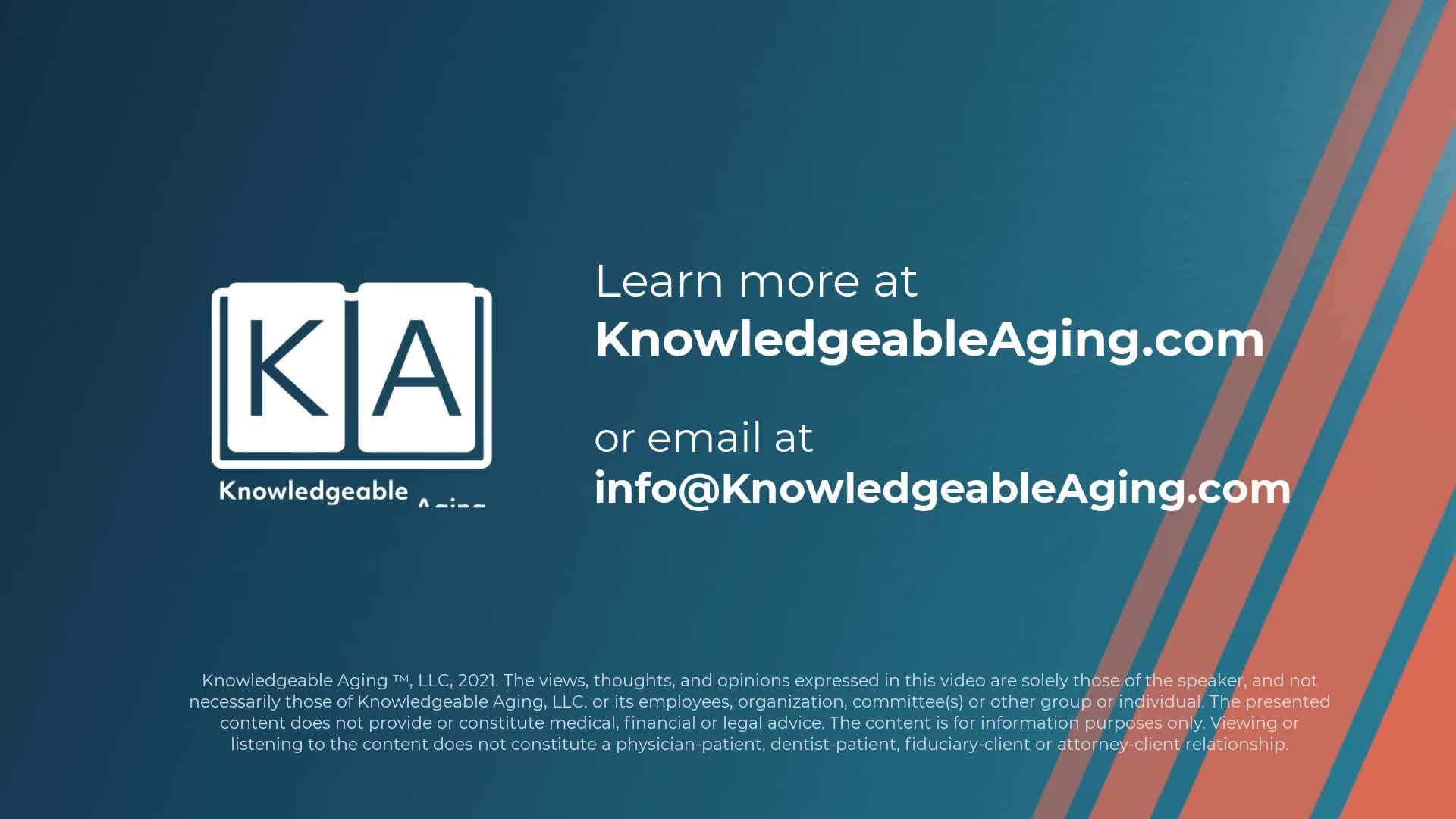 Thumbnail image for Knowledgeable Aging